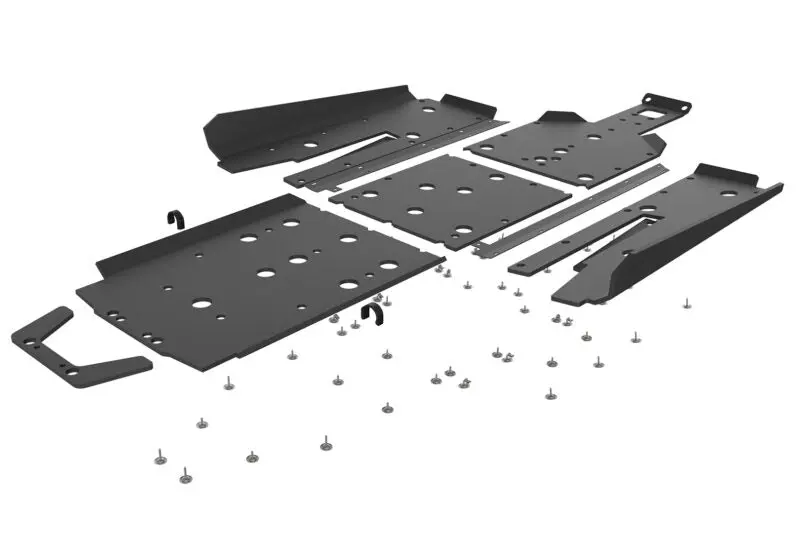 Seizmik Uhmw Skid Plate Kit With Integrated Tree Kickers/Rock Sliders – Polaris Rzr Xp 1000 | Turbo 1