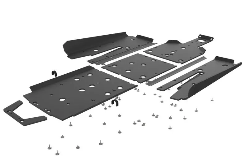 Seizmik Uhmw Skid Plate Kit With Integrated Tree Kickers/Rock Sliders – Polaris Rzr Pro Xp 1