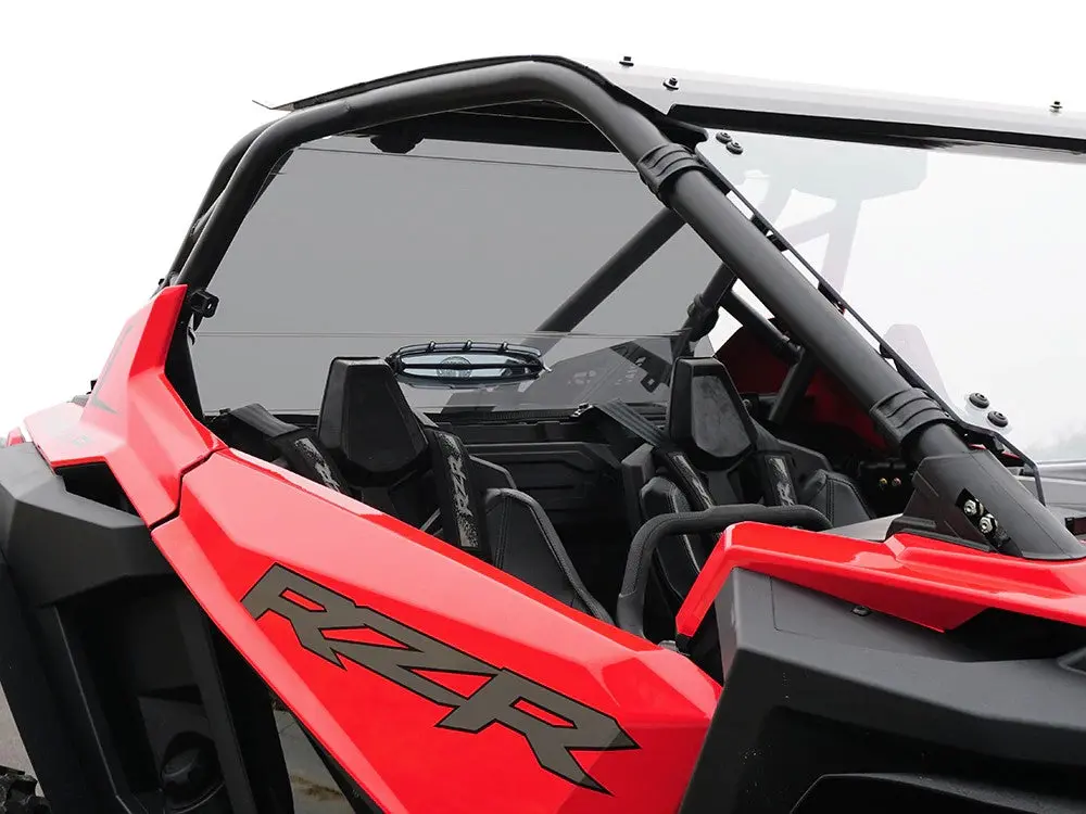 Polaris Rzr Pro Tinted Venting Rear Windshield By Spike 1
