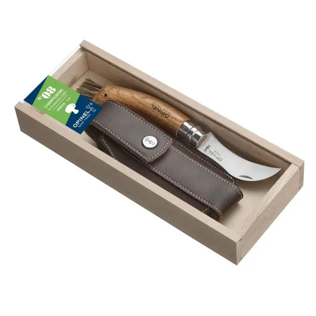 No.08 Mushroom Oak Handle + Sheath Gift Box 1