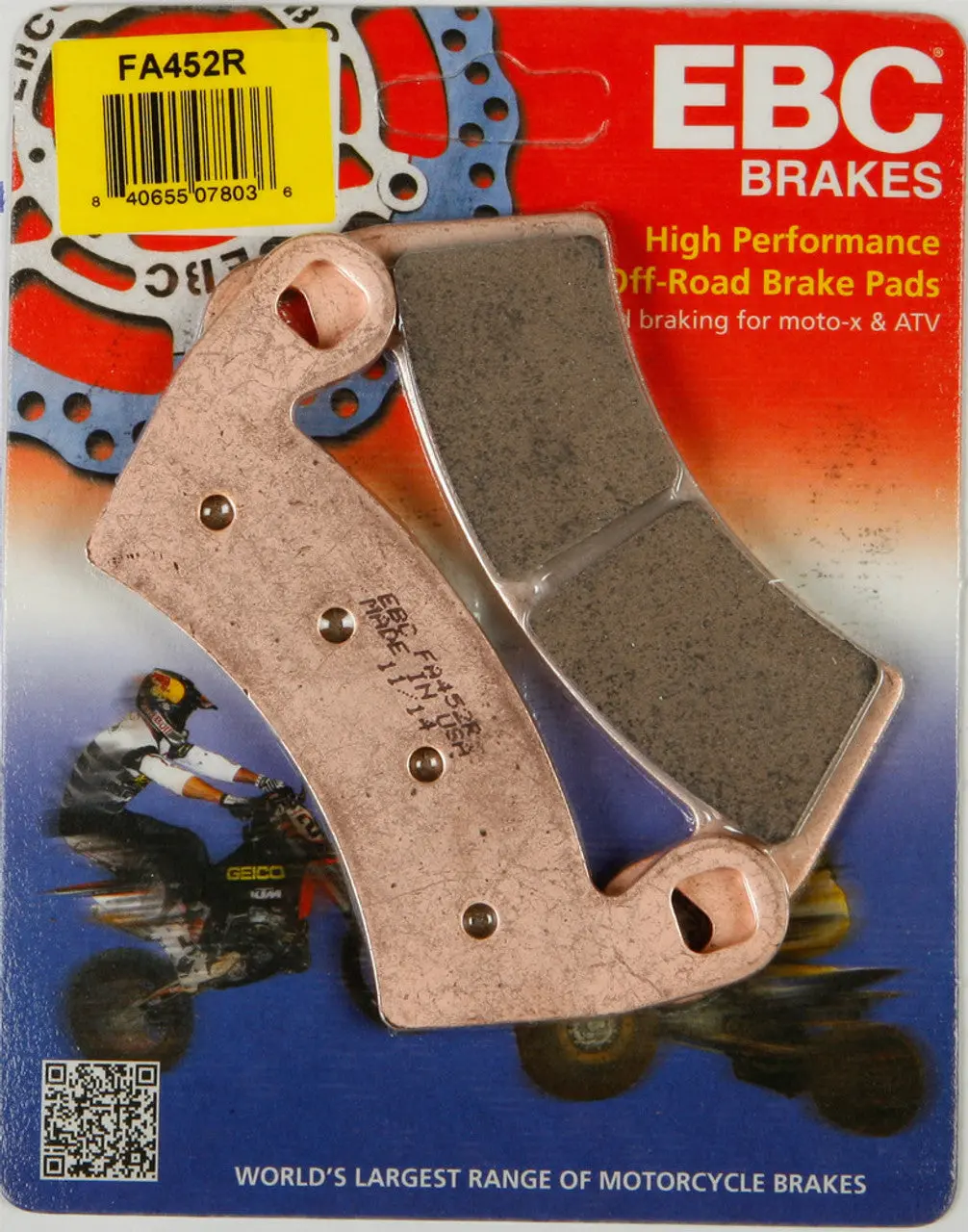 Ebc Long-Life Sintered R Brake Pads - Front - Rear- Artic Cat 1
