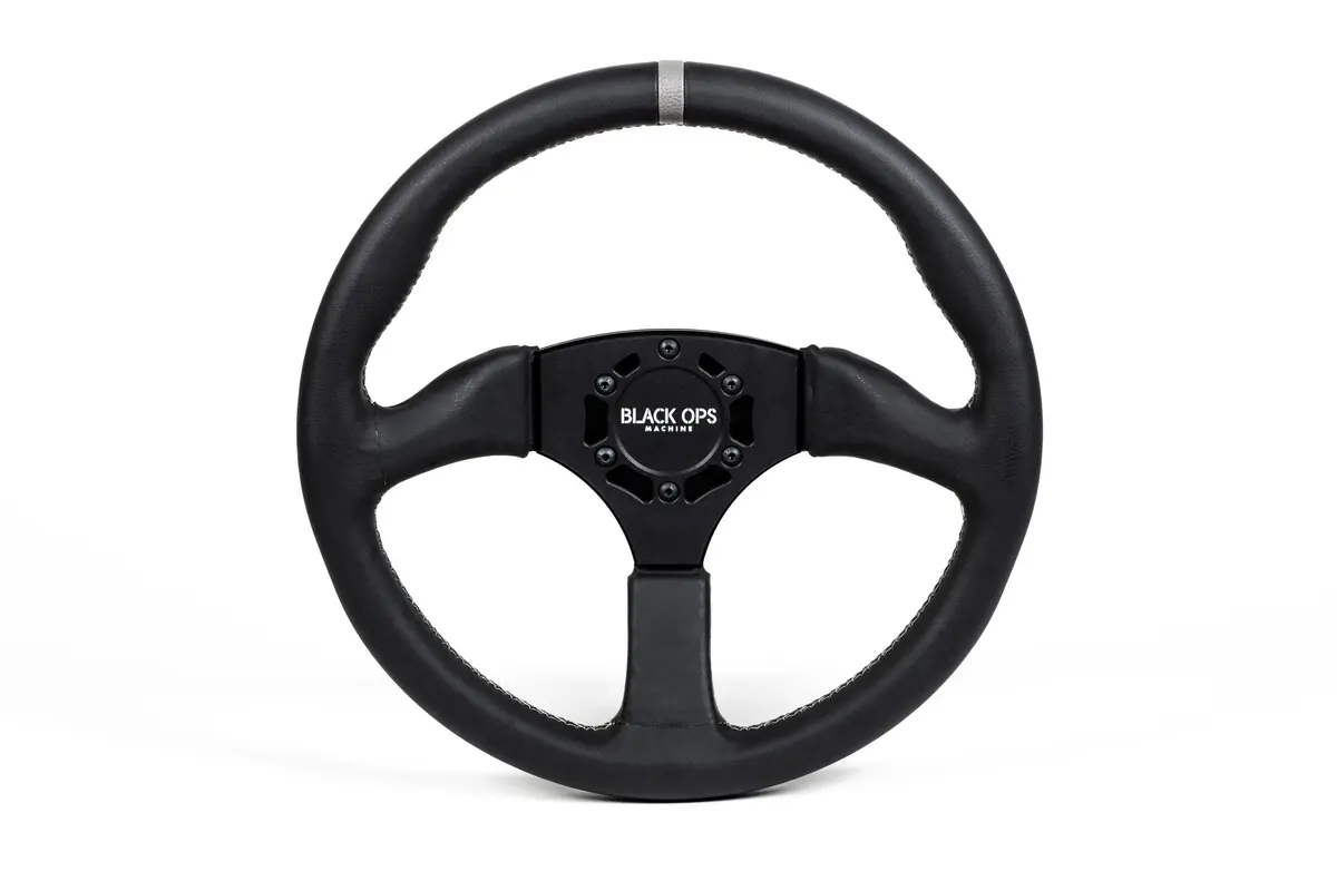 Leather Deep Steering Wheel By Black Ops Machine 1