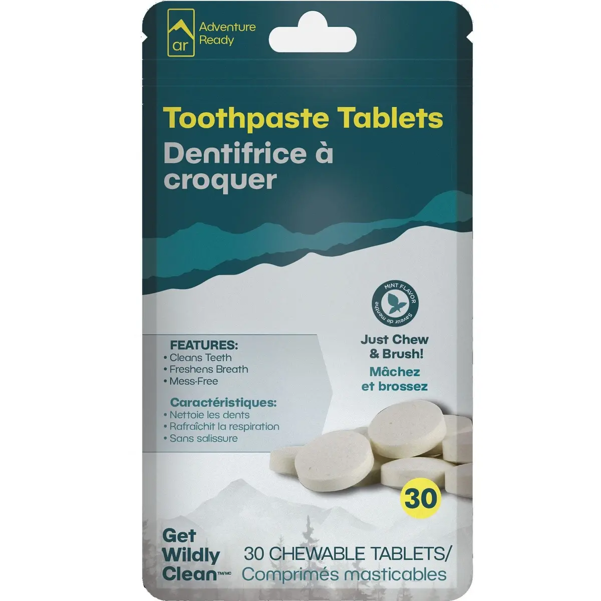 Adventure Ready Toothpaste Tabs Refill - 30 1