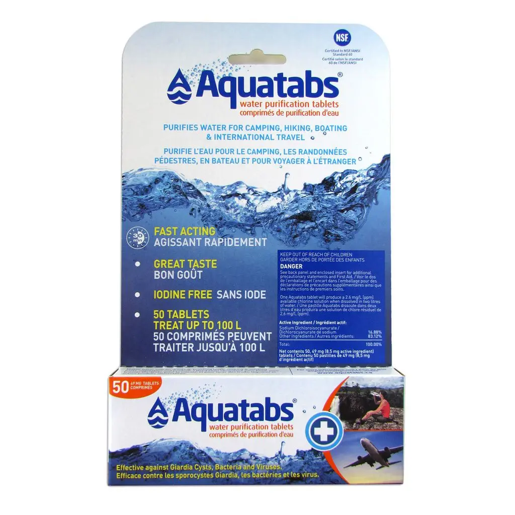 Aquatabs 1L Tablets - 50 Pack 1