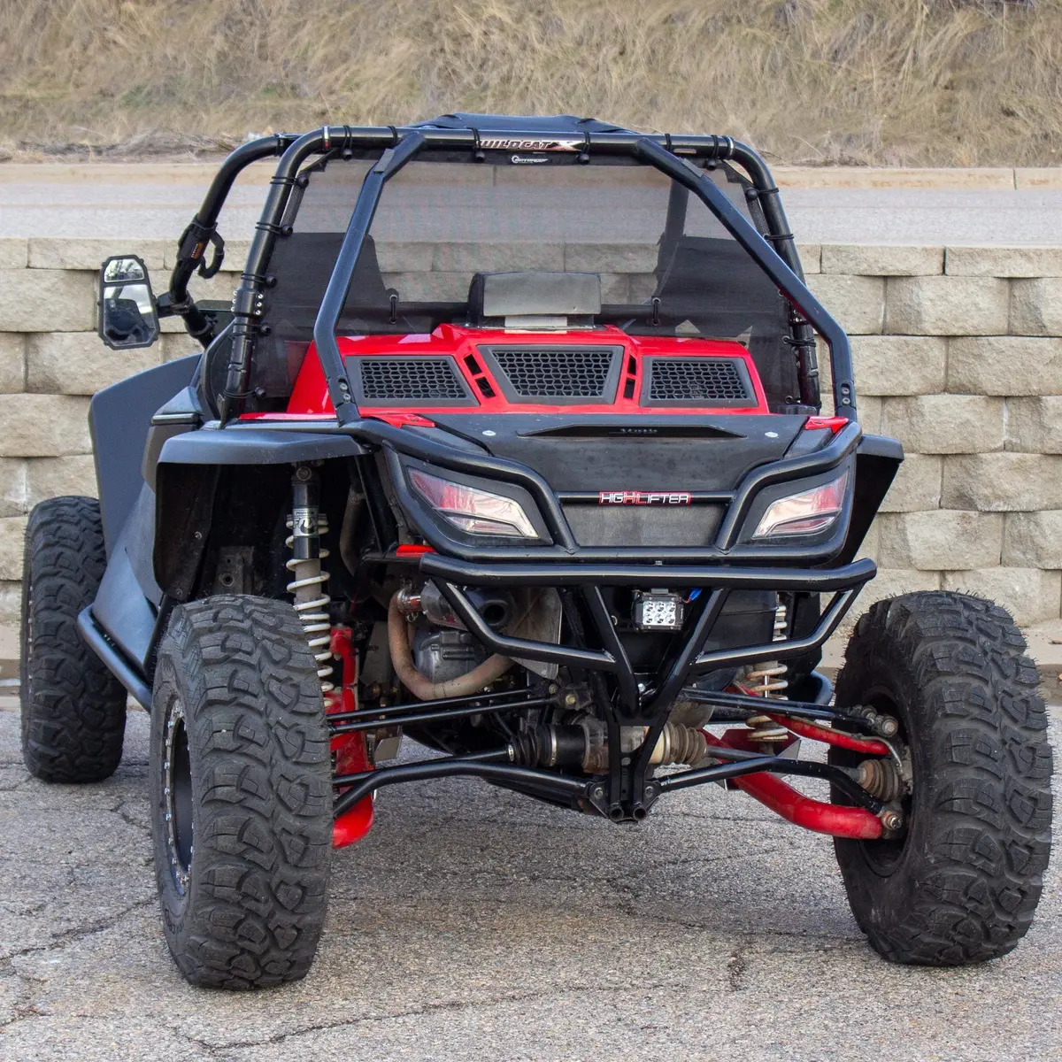 Motoroof Rear Window – Arctic Cat – Wildcat X – Black 1