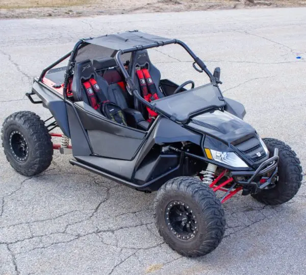 Motoroof Shade Roof – Arctic Cat – Wildcat X – Black 2