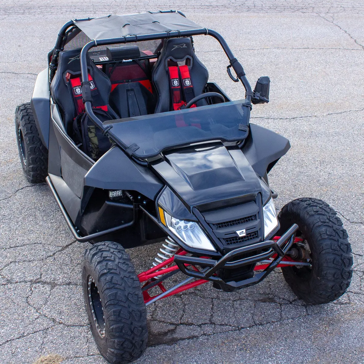 Motoroof Shade Roof – Arctic Cat – Wildcat X – Black 1