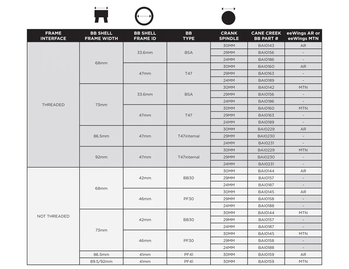 Hellbender 70 Bottom Bracket 12