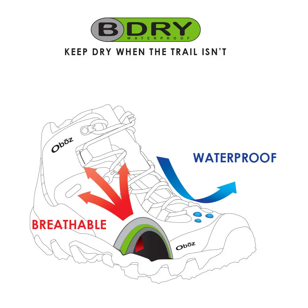 Oboz Bridger Mid Bdry - Women's 7