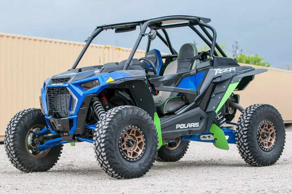 Polaris Rzr Turbo S - "The Beast" 2018+ Mud Flaps By Rokblokz 1