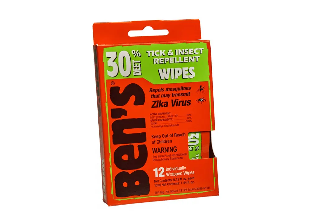 Ben's® 30 Tick & Insect Repellent Wipes 1