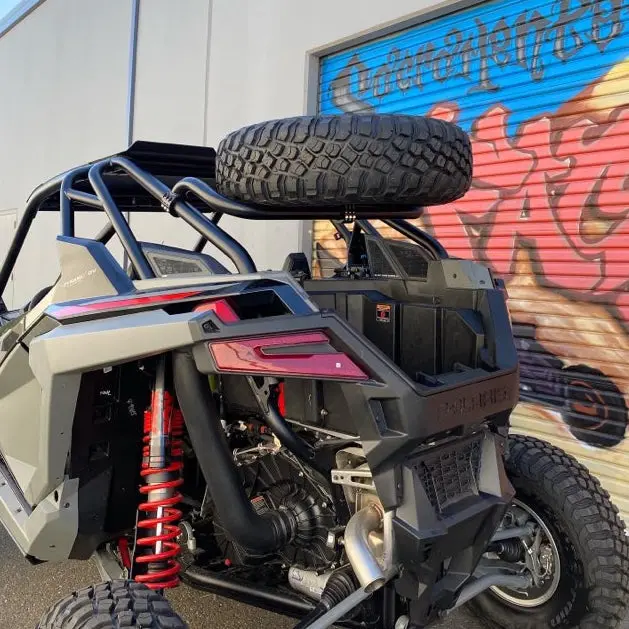 Factory Utv Polaris Rzr Turbo R Dual Clamp Spare Tire Mount 1