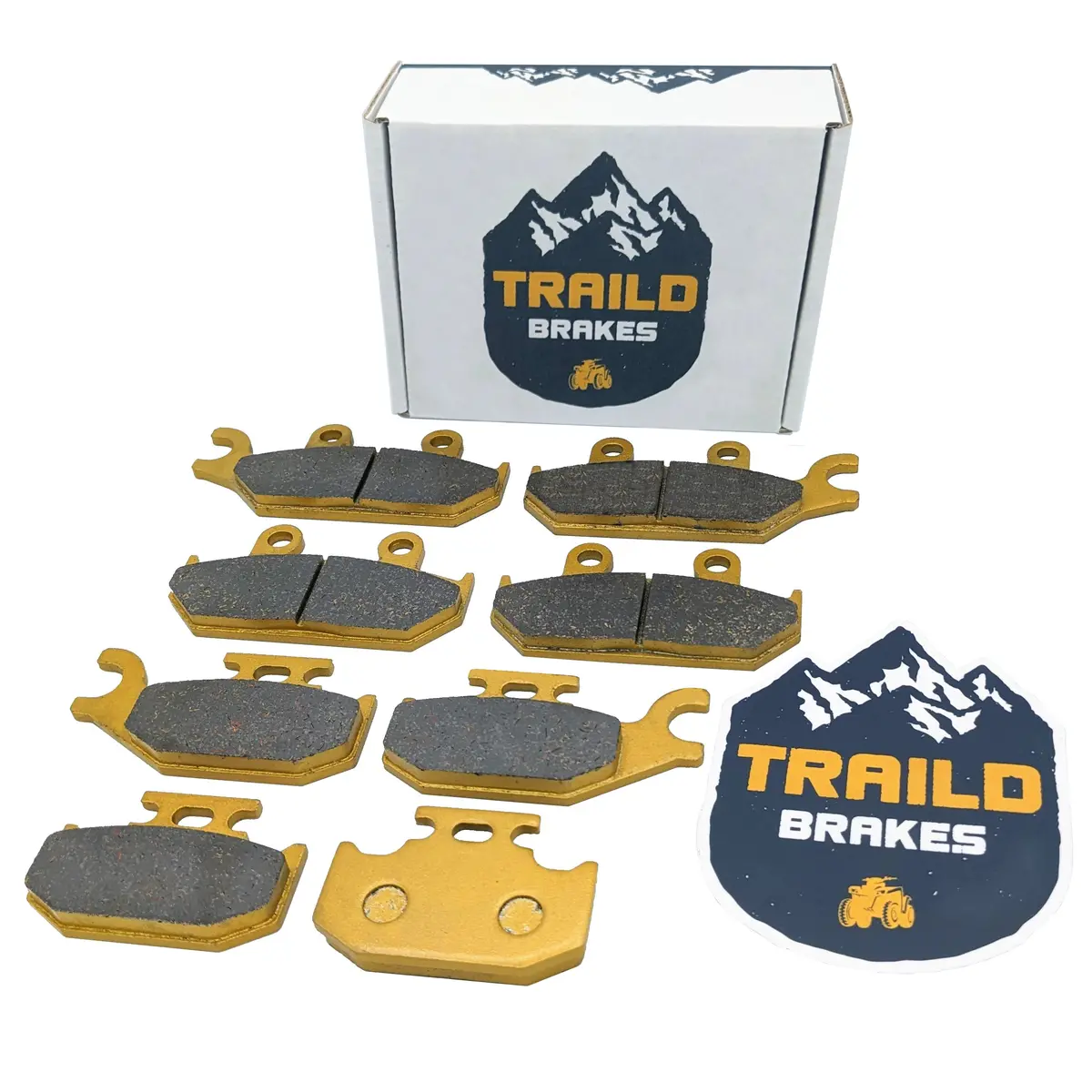Traild Can Am Commander Max 1000R/800R 2014-2019 Ceramic Brake Pad Set 1