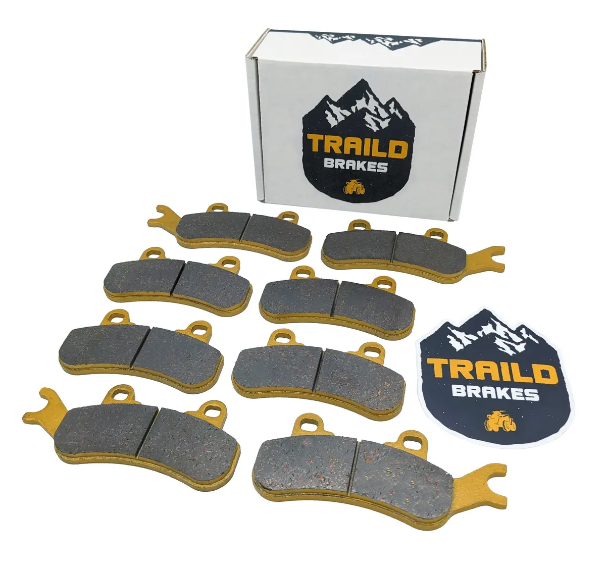 Traild Can-Am Maverick X3/Max/Sport/Trail 2017-2026 Front & Rear Ceramic Brake Pad Set 1
