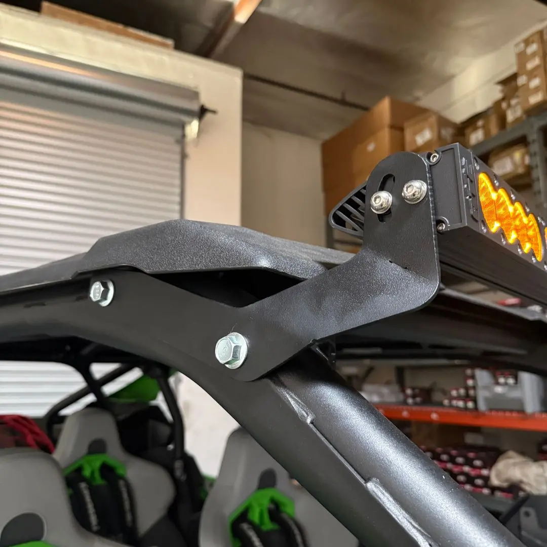 43" Comp4 Light Bar Mounting Brackets For Kawasaki Teryx H2 1