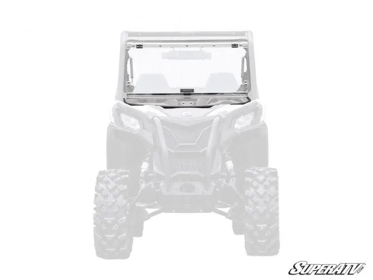 Can-Am Maverick Trail Scratch Resistant Flip Windshield By Superatv 2