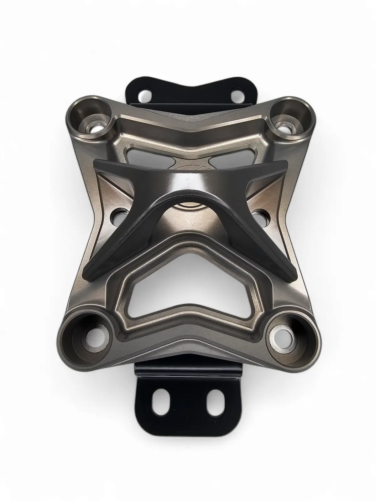 Elektric Offroad Designs 2022 To Current Can Am X3 10 Bolt Radius Rod Plate With Pull Hook (Gun Metal) 1
