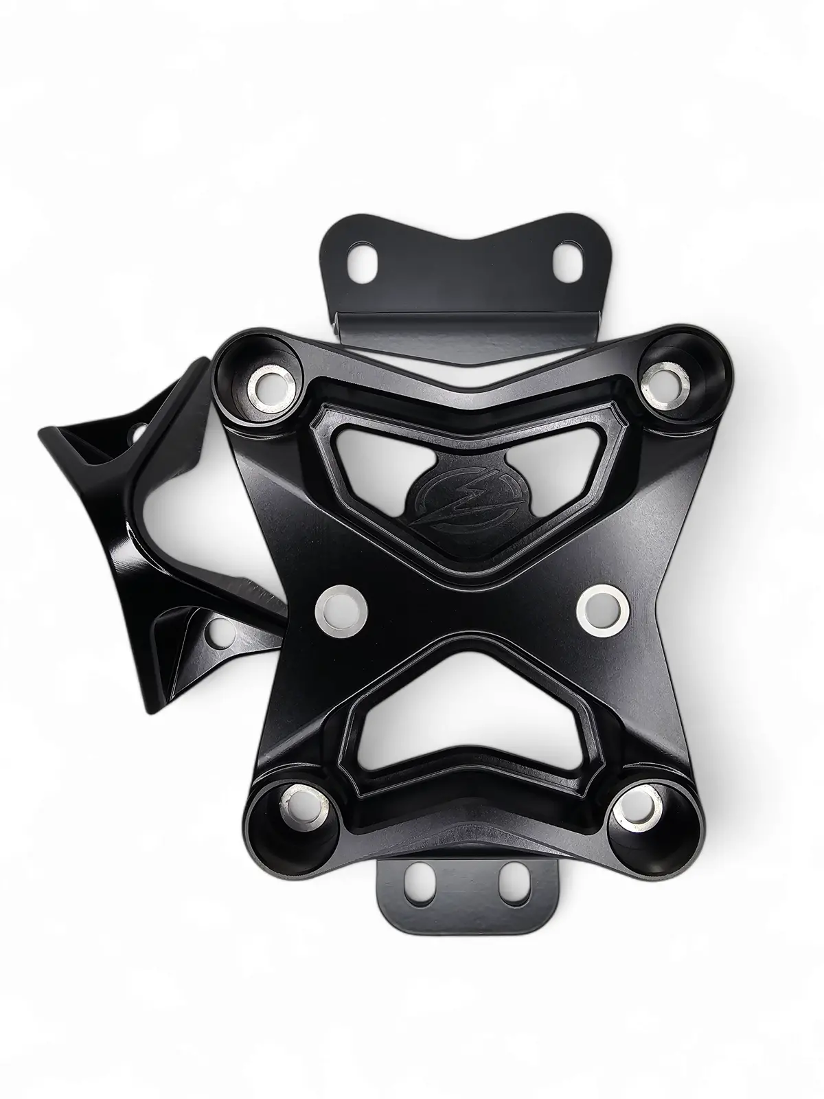 Elektric Offroad Designs 2022 To Current Can Am X3 10 Bolt Radius Rod Plate With Pull Hook (Black) 1