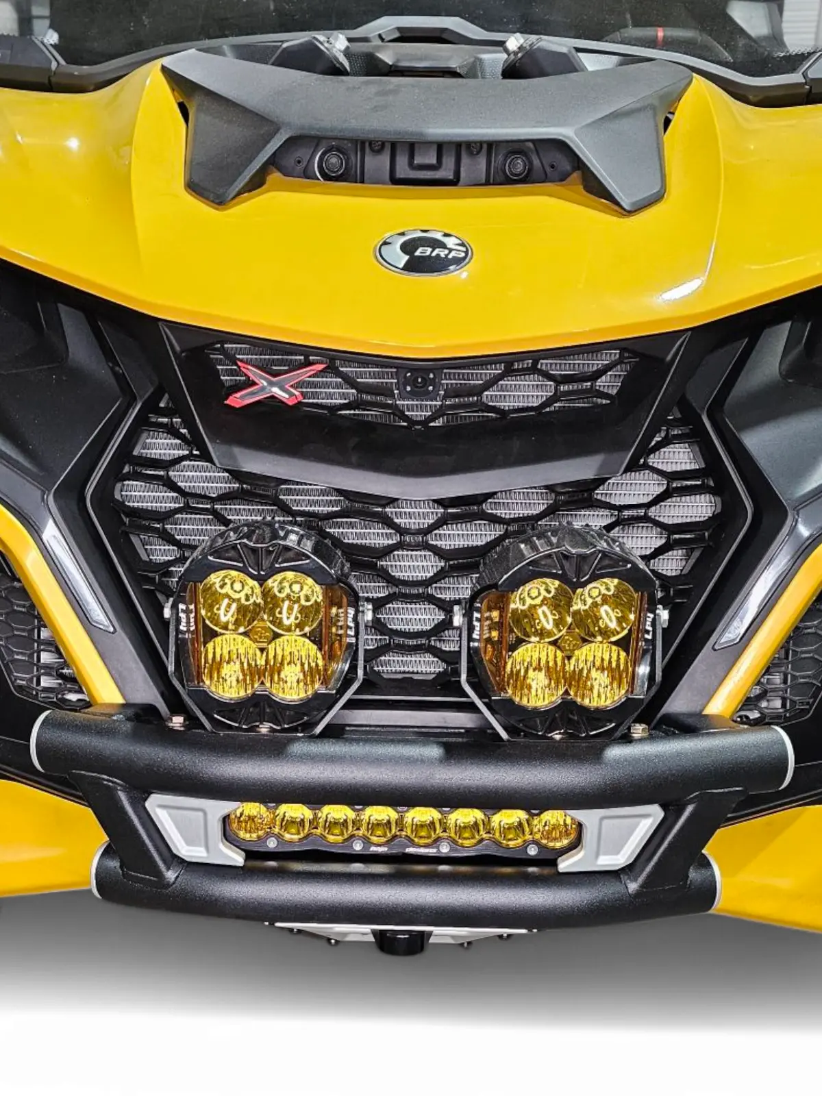 2024 + Can-Am Maverick R Amp Front Winch Bumper 1