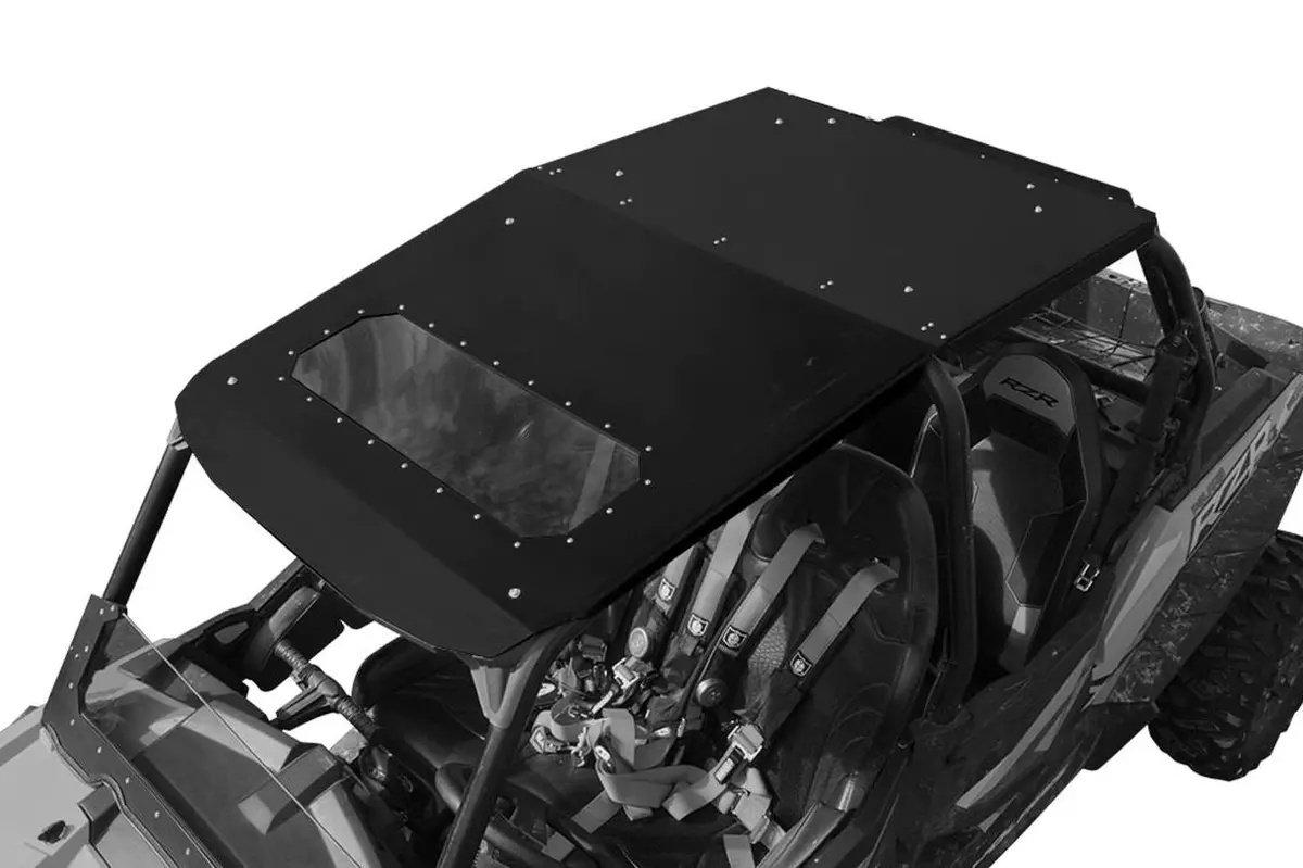 Fast Back Aluminum Roof Rzr 900 4, 1000 4, Xpt 4 With Sunroof By Moto Armor 2