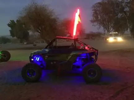 6Ft. Gem Series Led Lighted Whips By Tribal Whips. 2