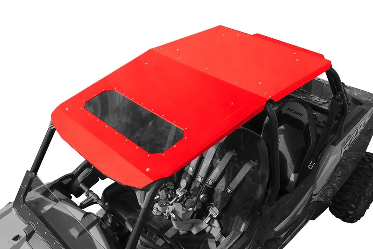 Fast Back Aluminum Roof Rzr 900 4, 1000 4, Xpt 4 With Sunroof By Moto Armor 3