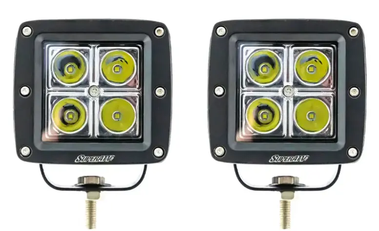 3" Led Cube Lights By Superatv 1