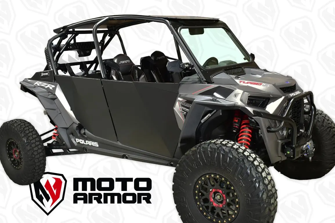 Motoarmor Aluminum Doors For Rzr Xp 4 1000, Turbo, Turbo S 1