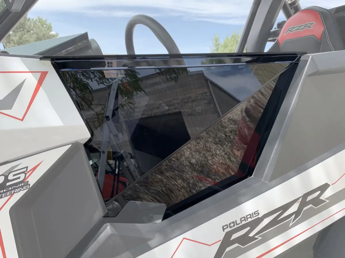 Polaris Rs1 Upper Door Insert, Tinted Polycarbonate 2018-2019 By Utvzilla 1
