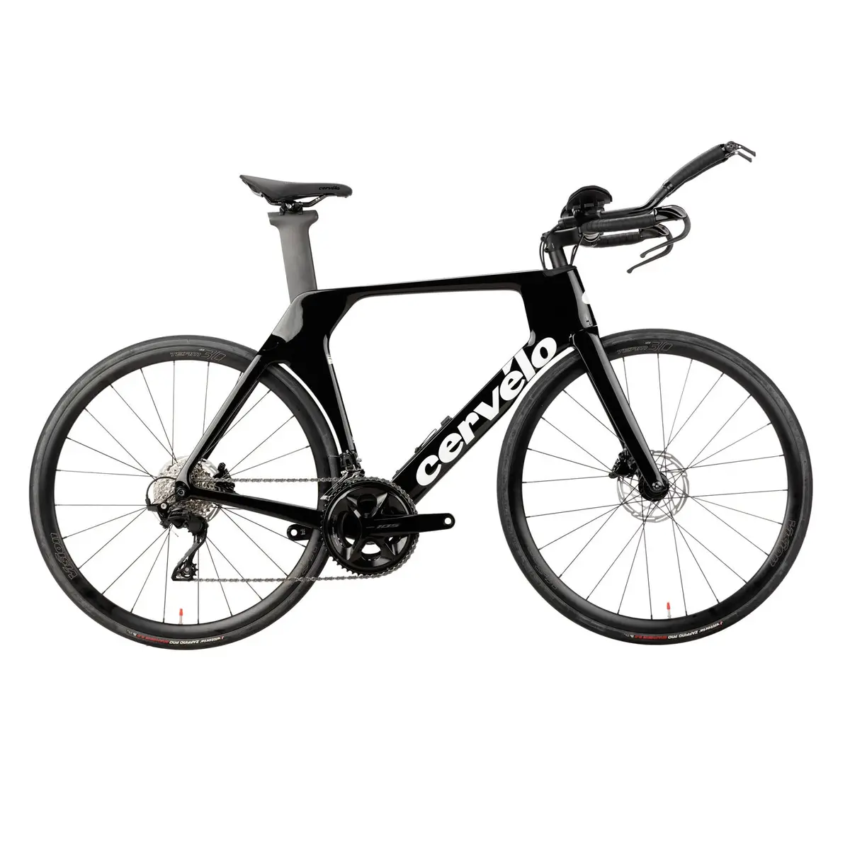 Cervélo P Series Shimano 105 Tri Bike, 2025, Black, 54Cm 1