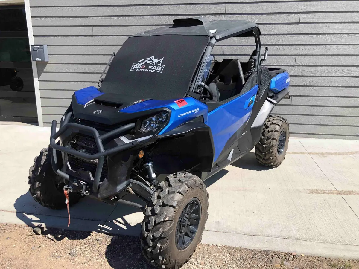 Padded Windshield Cover For Can-Am Commander Gen 2 By Pro Fab Outdoors 1