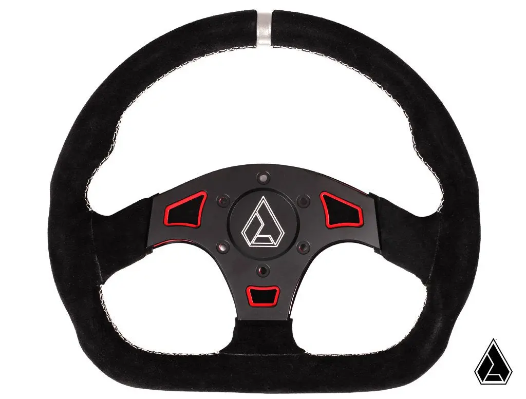 Suede Ballistic "D" Steering Wheel (Universal) By Assault Industries 2