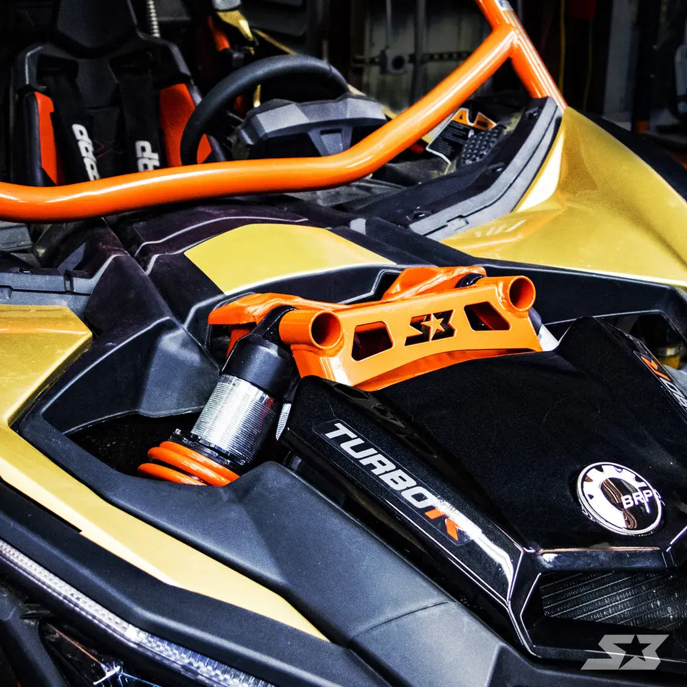 S3 Powersports Maverick X3 Front Shock Tower Brace 7