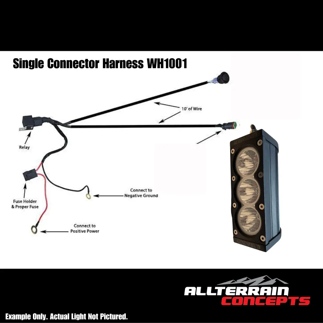 Atc - Light Bar Wiring Harness Heavy Duty 2