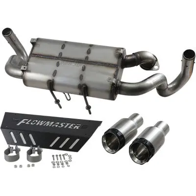 16-18 Polaris Rzr S 1000, Duel Muffler By B&M 1
