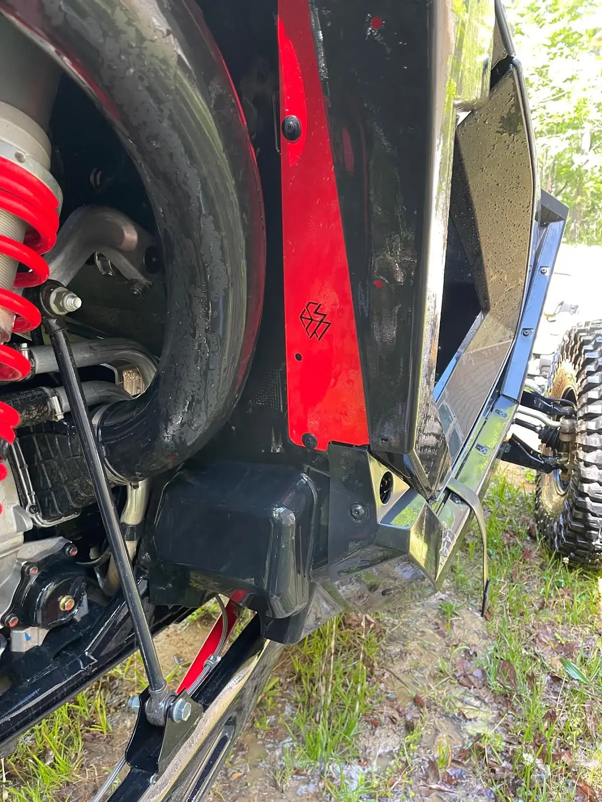 Rear Inner Fender Mud Guard- Pro R By L&W Fab 1
