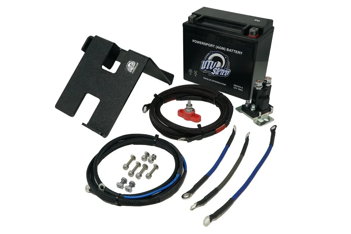 Can Am X3 2Nd Battery Kit By Utv Stereo 1