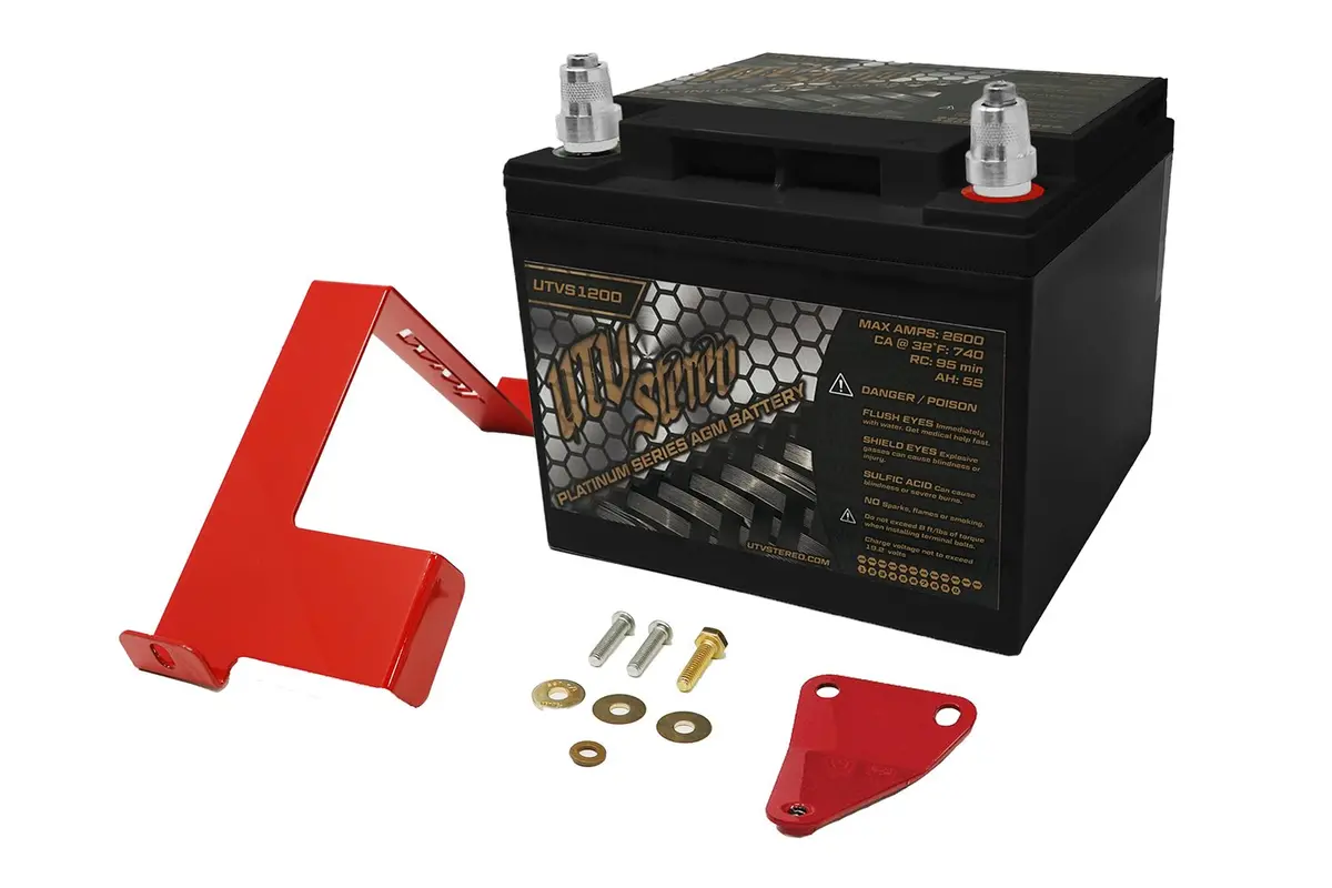 Can-Am X3 Big Battery Kit By Utv Stereo 1