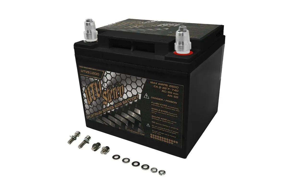 Rzr Utvs-1200 Utv Stereo Platinum Series Agm Battery By Utv Stereo 1