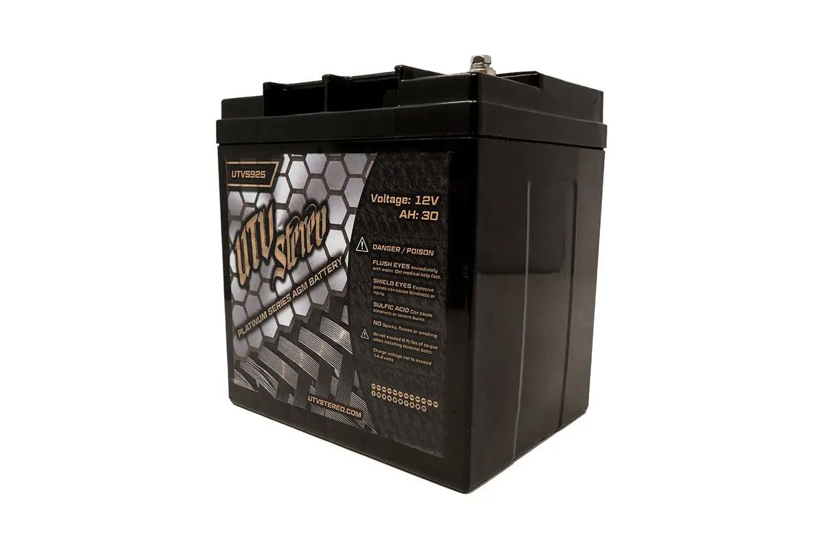 Utvs925 Utv Stereo Platinum Series Agm Battery Replacement For 2Nd Battery By Utv Stereo 1