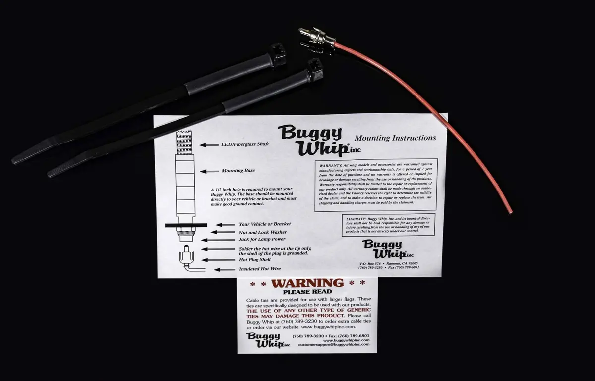 Red White & Blue Led Buggy Whip® By Buggy Whip 9