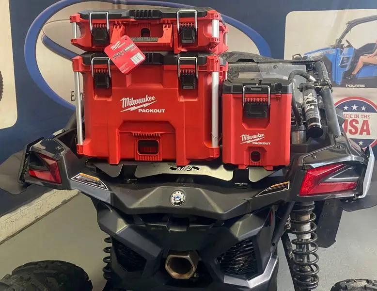Maverick X3/Sport And Trail Mount/Rack For "Pack Out" Boxes And Coolers By Extreme Metal Products 1