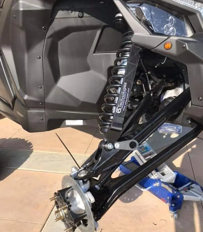 Can-Am X3 Front Suspension Limit Strap System By Ca Technologies 4