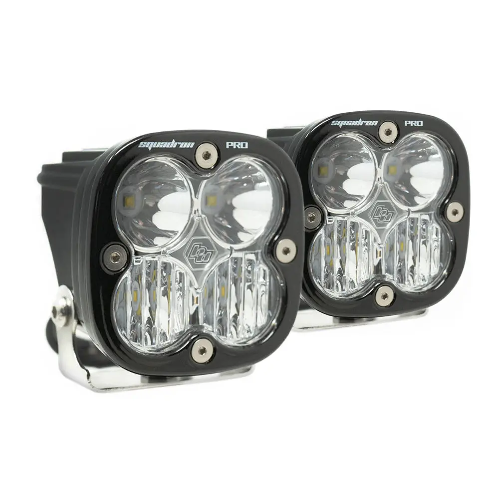 Squadron Pro Black Led Auxiliary Light Pod Pair - Universal 1