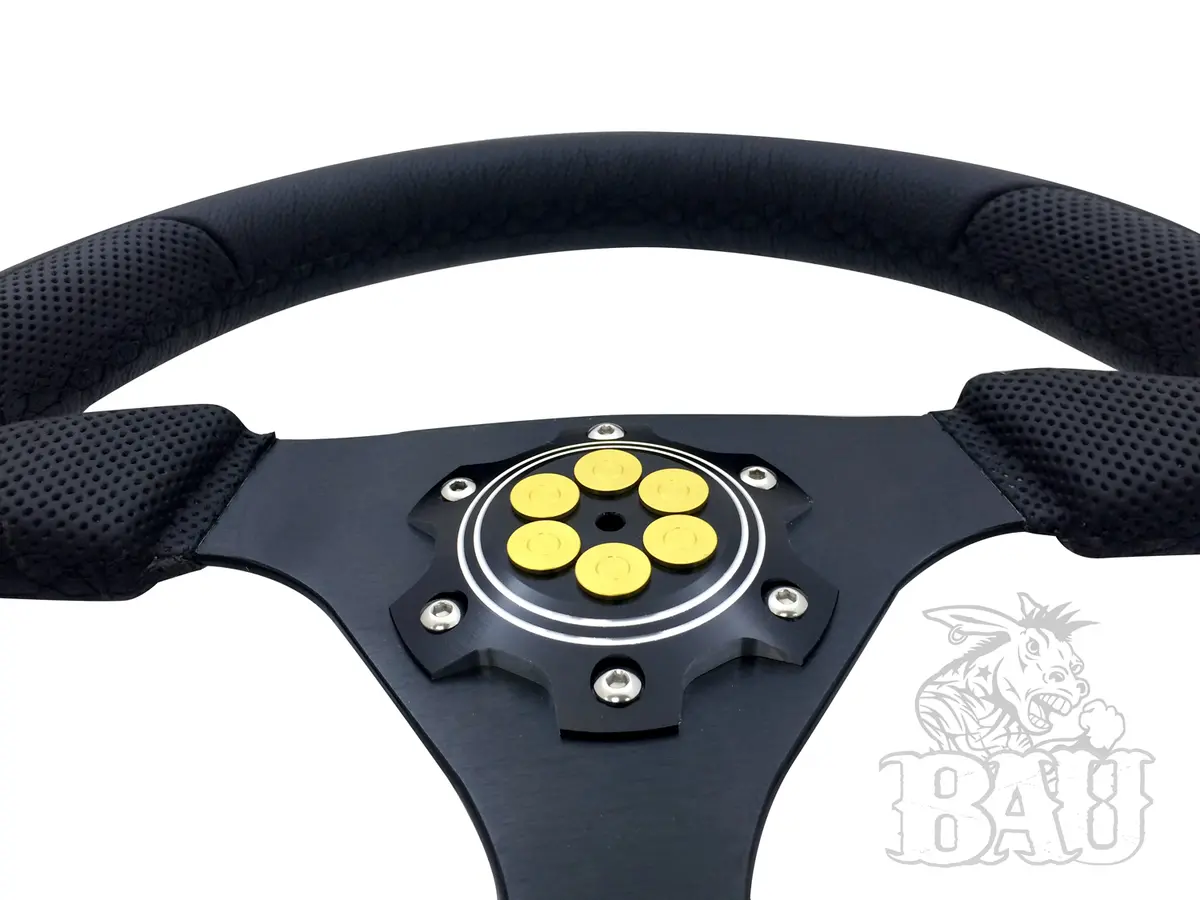 Bau (Bad Ass Unlimited) Six Shooter Steering Wheel Face Plate " Doc Holiday Collection" 1