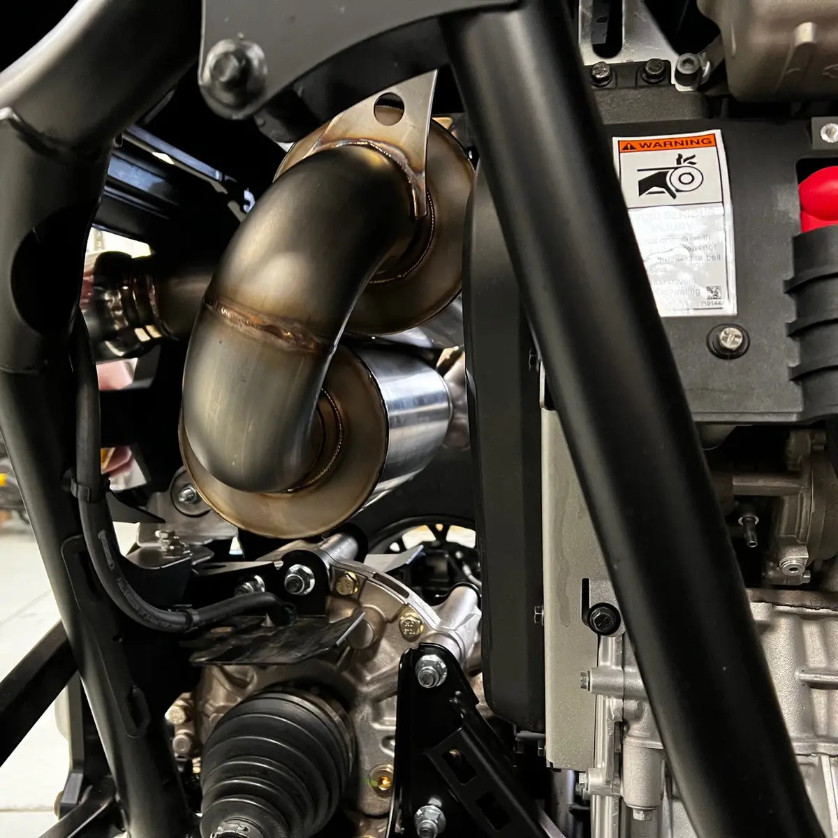 Zrp Polaris Rzr Pro-R Slip On Exhaust 1