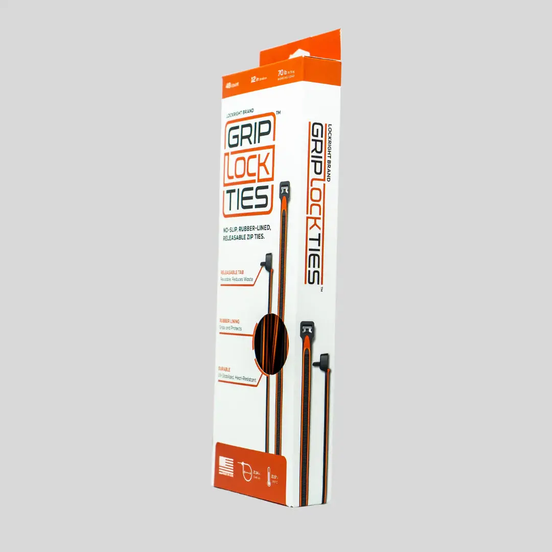 Griplockties™ 12 Inch, 70 Pound, Uv, 48 Count 3