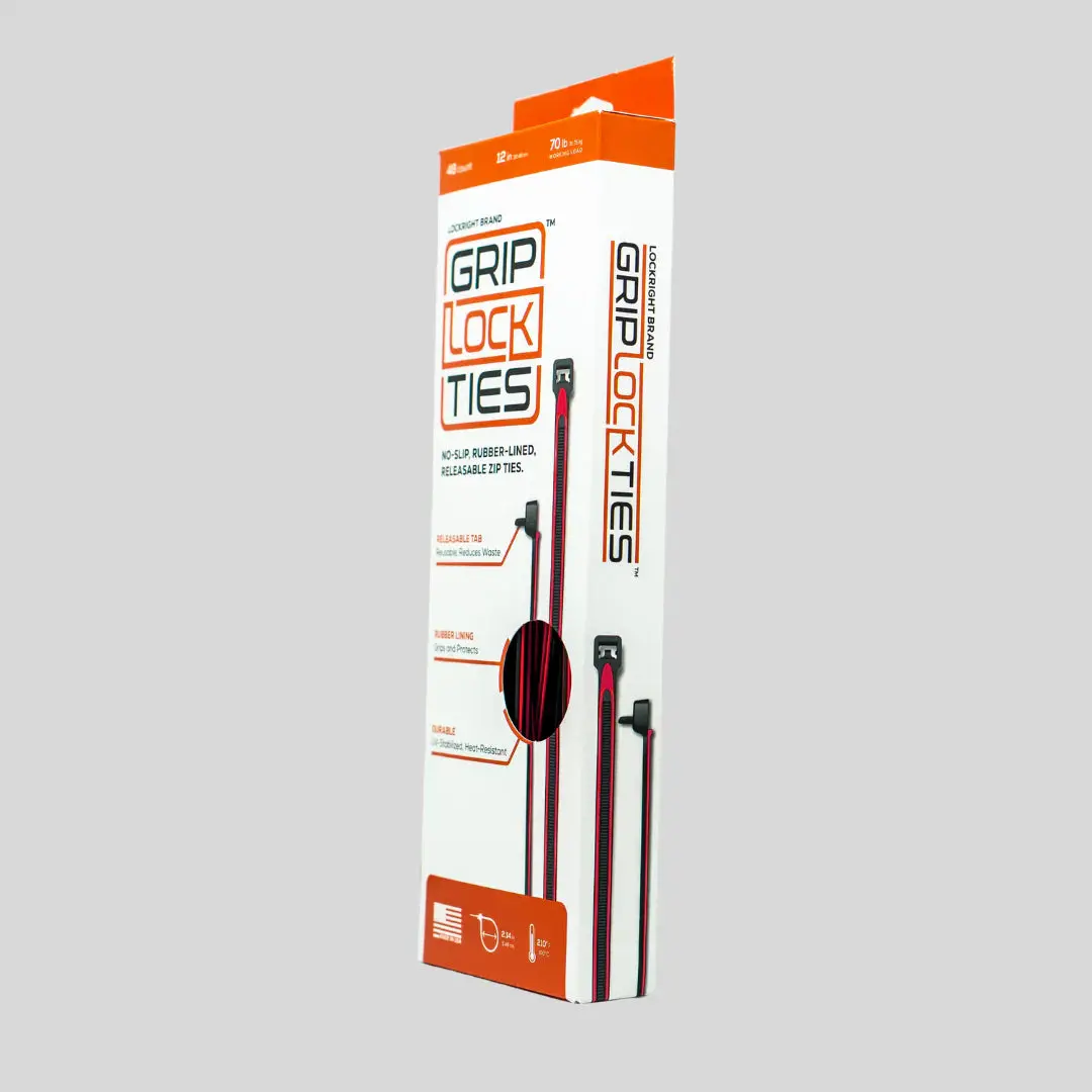 Griplockties™ 12 Inch, 70 Pound, Uv, 48 Count 3