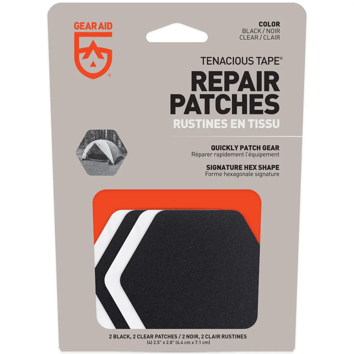 Gear Aid Tenacious Tape Patches Hex 1