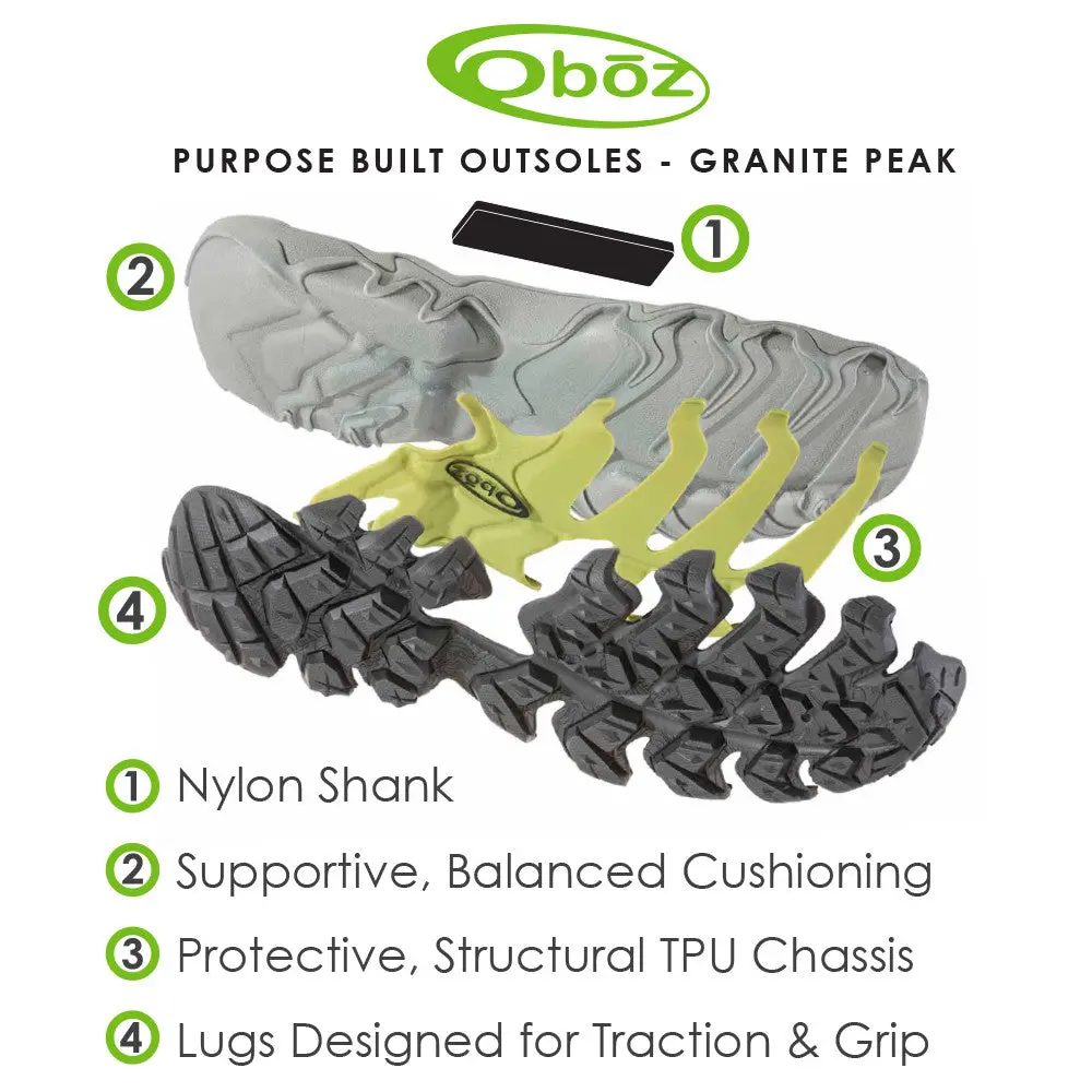 Oboz Bridger Mid Bdry - Men's 8